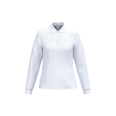 Ladies' pique LSL polo shirt