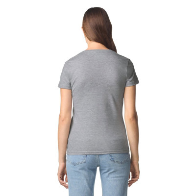 SOFT STYLE LADIE'S V-NECK T-SHIRT T-shirt de senhora com decote em V