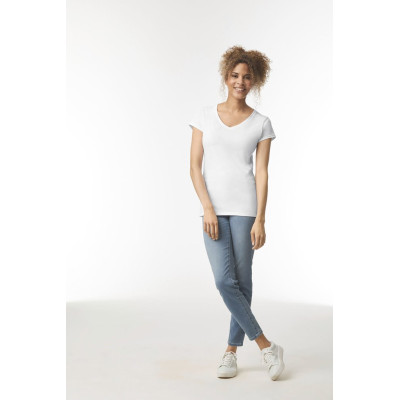 SOFT STYLE LADIE'S V-NECK T-SHIRT T-shirt de senhora com decote em V