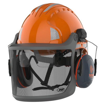 Capacete de protecção florestal EVOGuard™ M3 com protectores auriculares Sonis Compact
