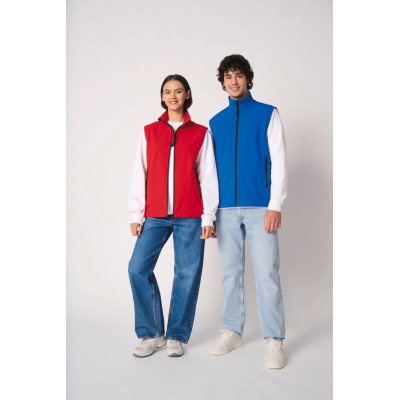 Colete softshell 2 camadas unissexo