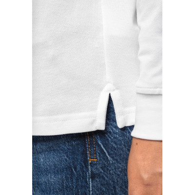 Ladies' Organic 180 pique polo shirt long sleeves