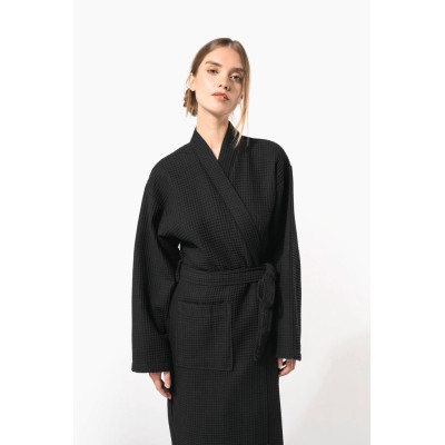 Waffle bathrobe