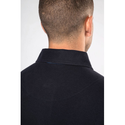 French rib - polo de manga comprida