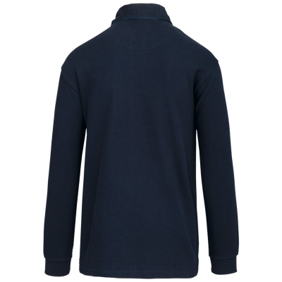 French rib - polo de manga comprida