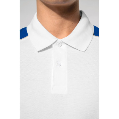 Polo baseball polo de homem bicolor