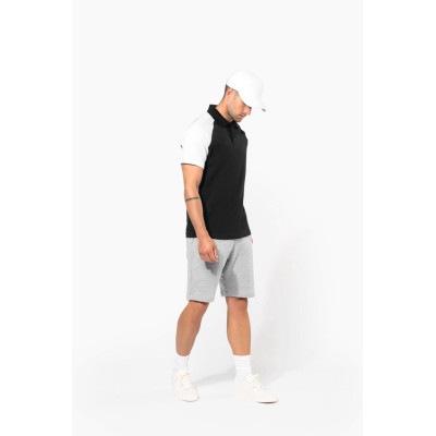 Polo baseball polo de homem bicolor