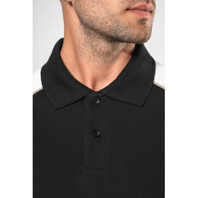 Polo baseball polo de homem bicolor