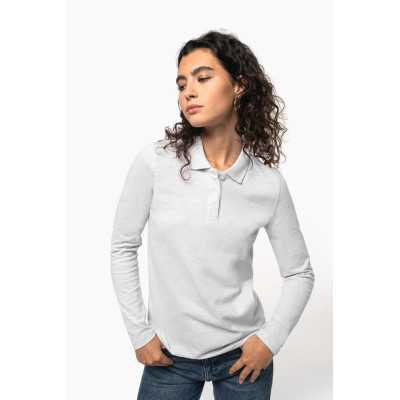 Ladies' long-sleeved polo shirt