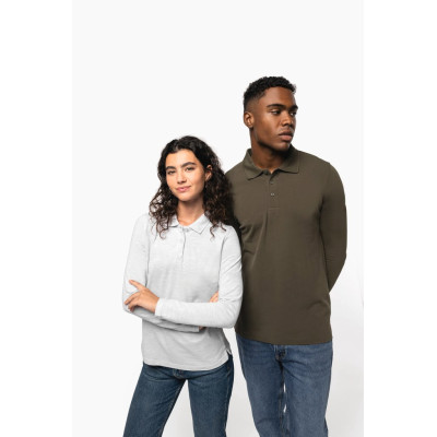 Ladies' long-sleeved polo shirt