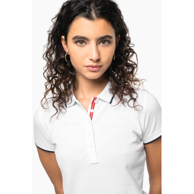 Polo de senhora manga curta