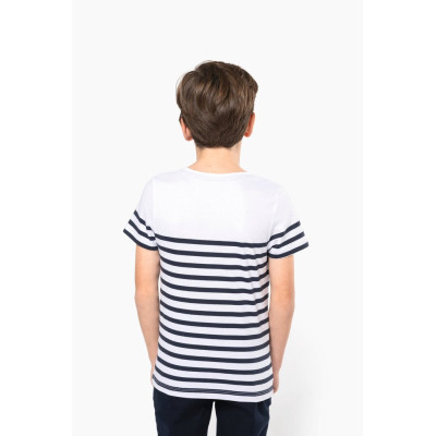Kids' Organic crew neck sailor T-shirt