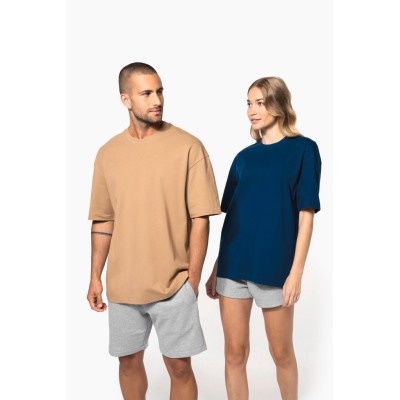 T-shirt oversize de manga curta unissexo