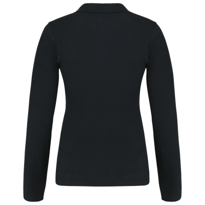 Ladies’ long-sleeved piqué polo shirt