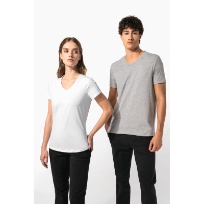 Men's short-sleeved V-neck t-shirt
