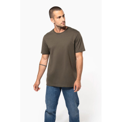 T-shirt manga curta decote redondo