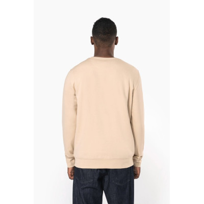 Sweatshirt eco-responsável com decote redondo