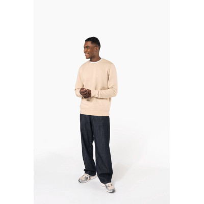 Sweatshirt eco-responsável com decote redondo
