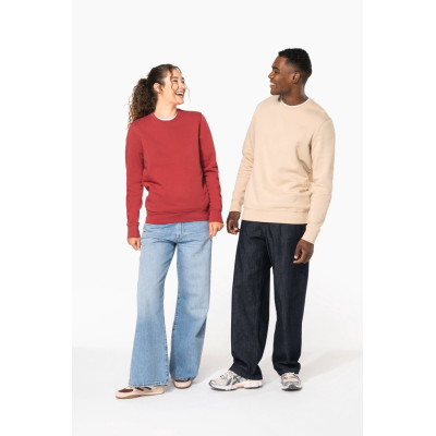 Sweatshirt eco-responsável com decote redondo