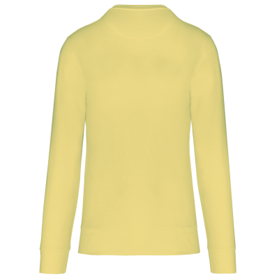 Sweatshirt eco-responsável com decote redondo