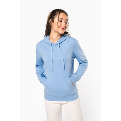Sweatshirt reciclada com capuz unissexo