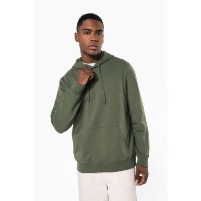 Sweatshirt reciclada com capuz unissexo