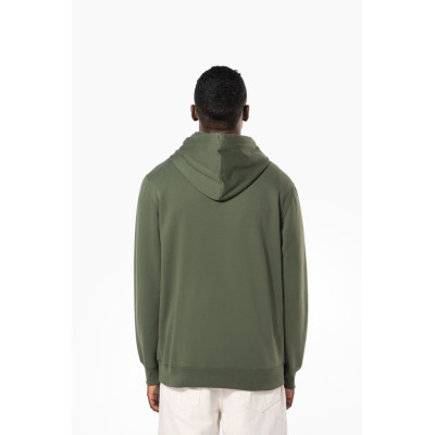 Sweatshirt reciclada com capuz unissexo