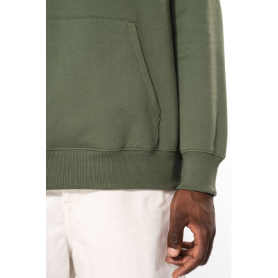 Sweatshirt reciclada com capuz unissexo