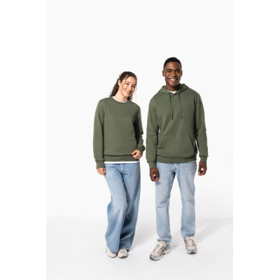Sweatshirt reciclada com capuz unissexo