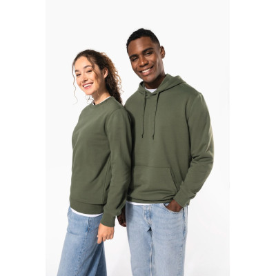 Sweatshirt reciclada com capuz unissexo