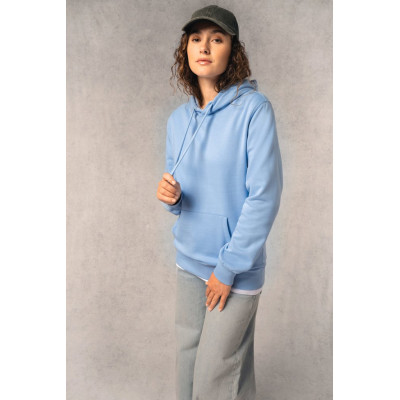 Sweatshirt reciclada com capuz unissexo