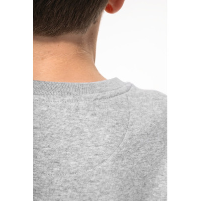 Sweatshirt decote redondo de criança