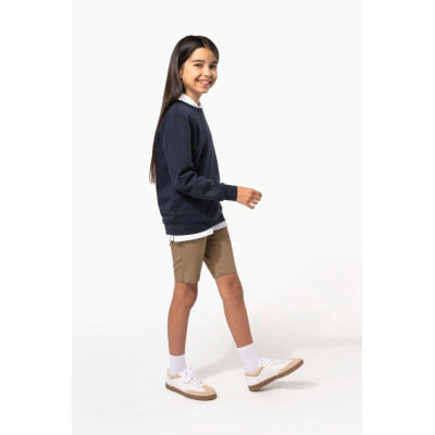 Sweatshirt decote redondo de criança