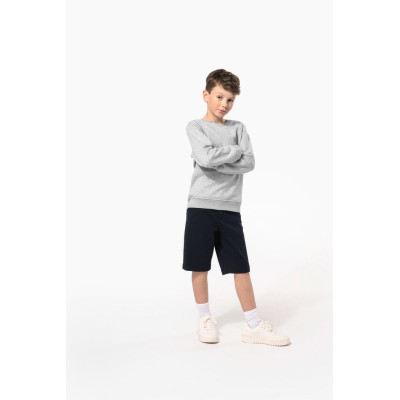 Sweatshirt decote redondo de criança