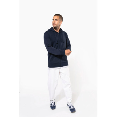 Men's full zip hooded sweatshirt