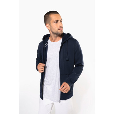 Men's full zip hooded sweatshirt
