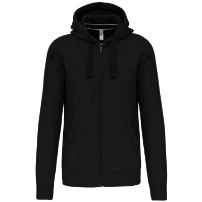 Men's full zip hooded sweatshirt