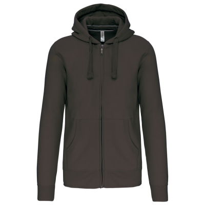 Men's full zip hooded sweatshirt