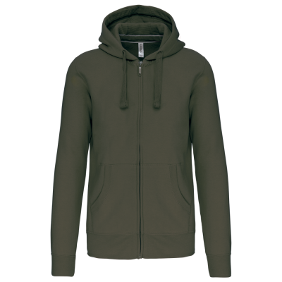 Men's full zip hooded sweatshirt