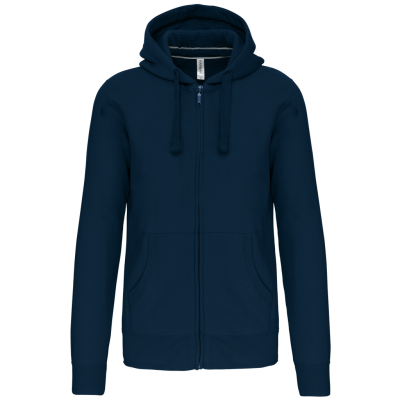 Men's full zip hooded sweatshirt