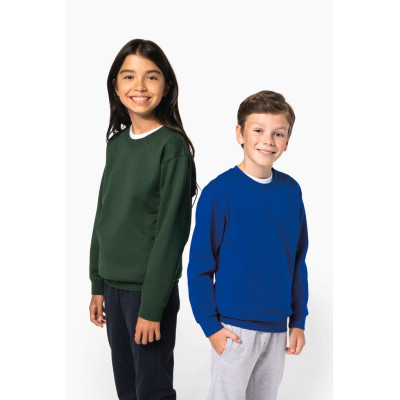 Sweatshirt de criança com decote redondo