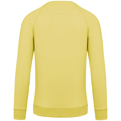 Sweatshirt BIO de homem com decote redondo e mangas raglan