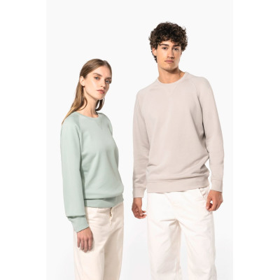 Ladies’ organic cotton crew neck raglan sleeve sweatshirt