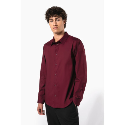 Camisa de homem de manga comprida com Stretch