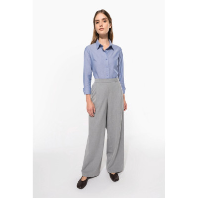 Ladies' long-sleeved Oxford shirt
