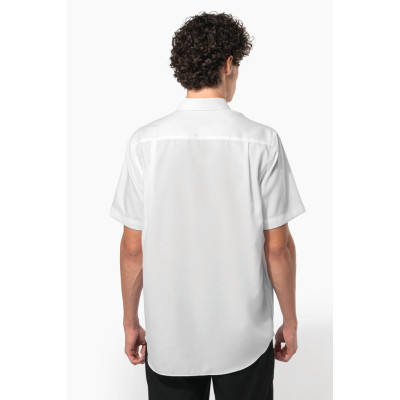 Camisa micro sarja manga curta supreme não precisa passar a ferro