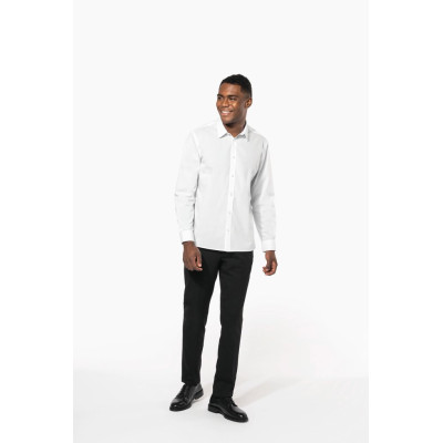Men’s poplin easy care polycotton shirt