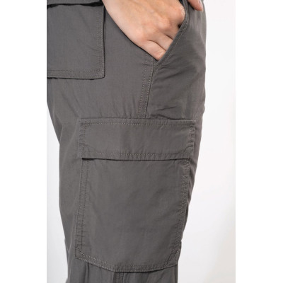 Calças leves multibolsos de senhora