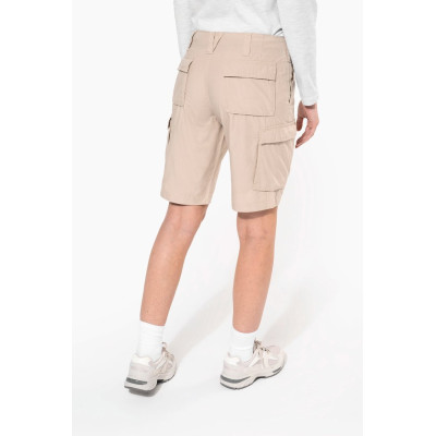 Bermuda leve multibolsos de senhora