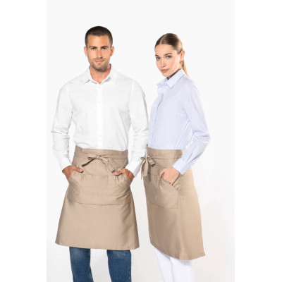 Avental poliéster/algodão comprido